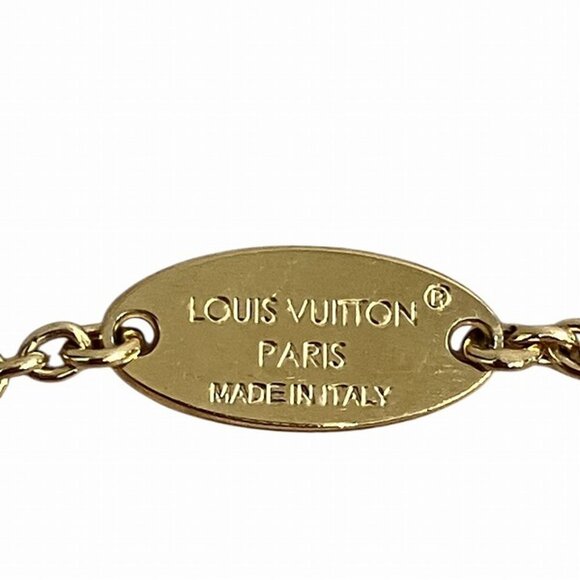 LOUIS VUITTON Gold Charm Bracelet - Picture 4 of 9